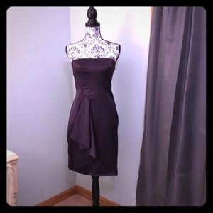 The Limited Plum Strapless Cocktail Dress - Size 4